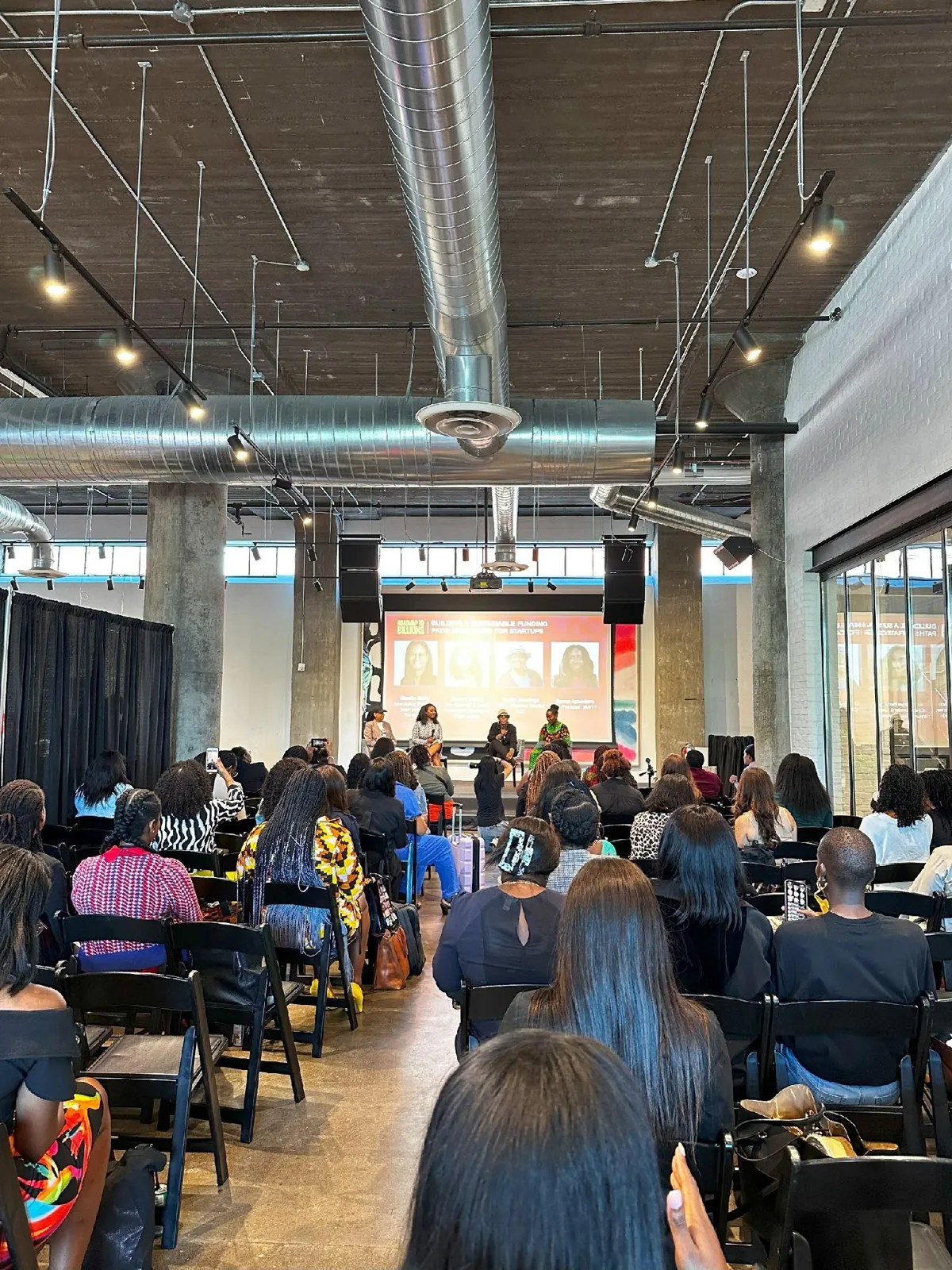 Audience at the Black Women Talk Tech Toronto 2025 conference