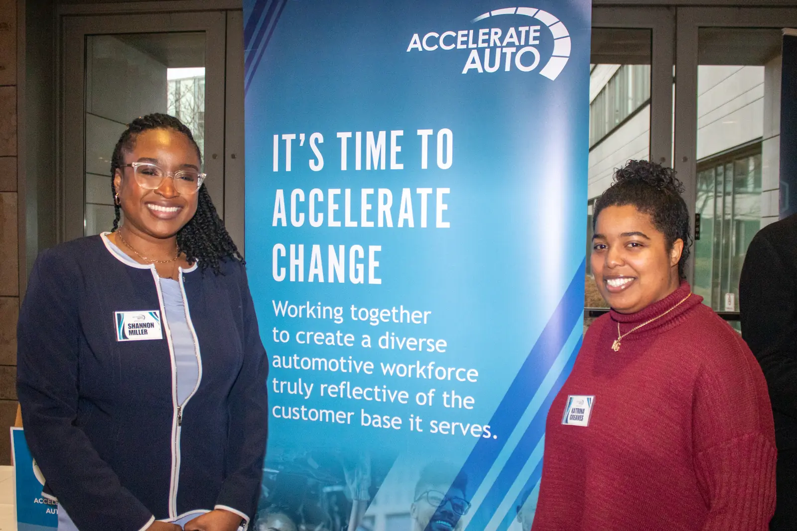 Shannon Miller and Katrina Greaves at the 2026 Mentorship Program launch