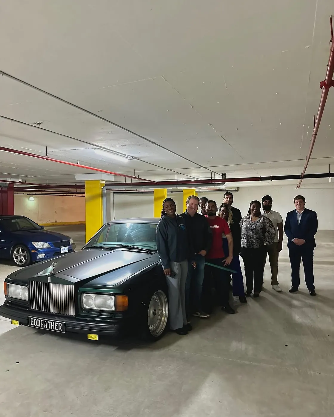 A vehicle on display at the Canadian Black Book showcase