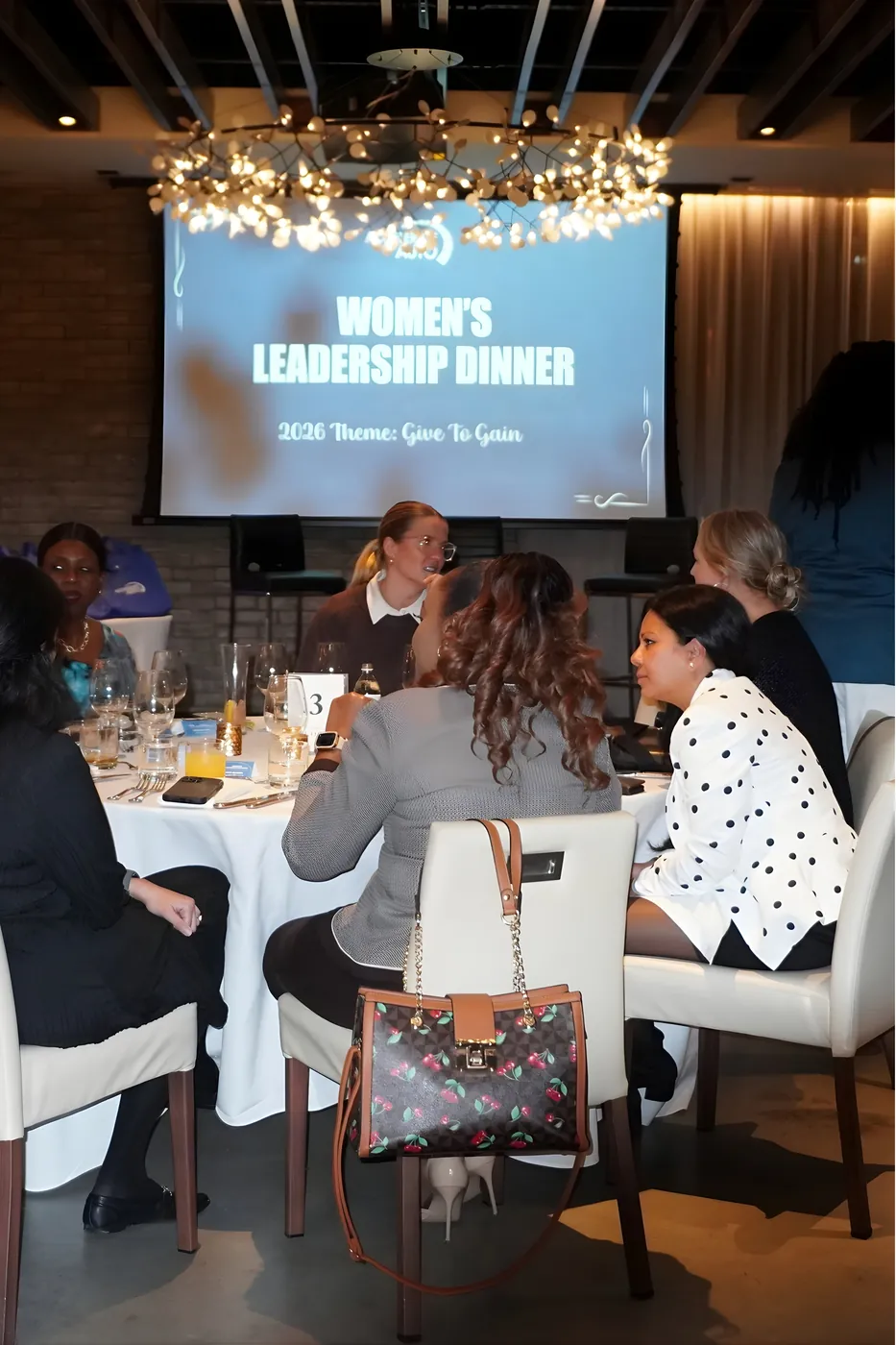 The room at the 2026 Women's Leadership Dinner